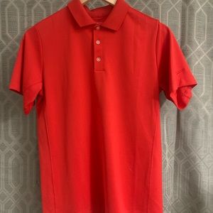 Red Nike Golf polo shirt, boys size Large